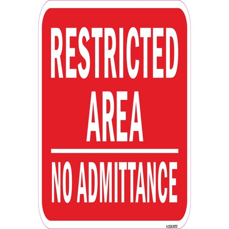 Signmission Safety Sign, 12 in Height, Aluminum, 24757 A-1218-24757